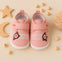 Pink Baby Soft Bottom Walking Sneakers Toddler Rubber Sole First Walkers Infant Shoes SH7167C